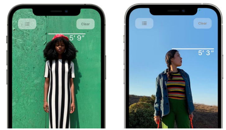 美姑苹果服务网点分享通过iPhone激光雷达测量身高方法教程 