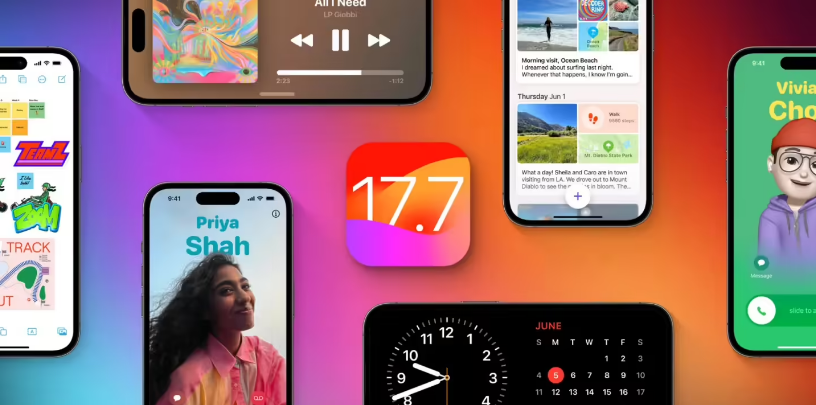 美姑苹果手机维修分享苹果 iOS / iPadOS 17.7.1 正式版推送 